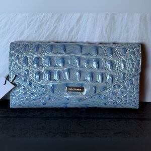 SOLDBrahmin Veronica Wallet in Heavenly Blue NWT HTF PRICE FIRM